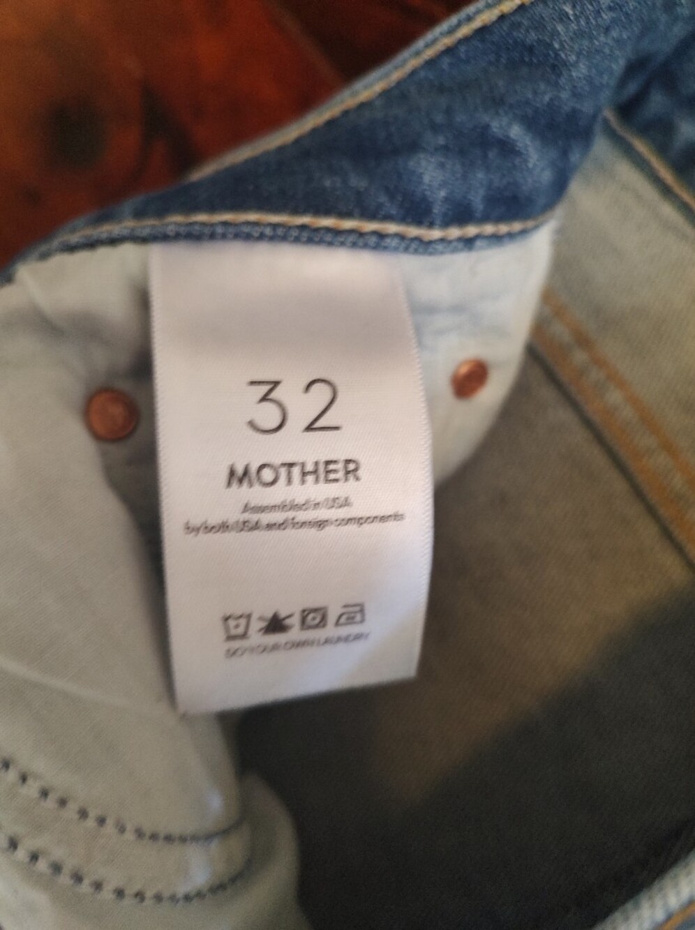 MOTHER High Waist It's A Small World Jeans - Picture 11 of 12
